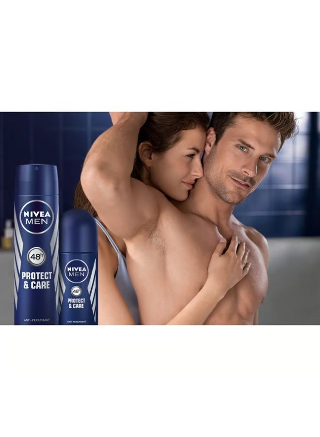 Nivea Men Protect & Care Deodorant Anti-Transpirant 48H Roll-On 50 ml - Image 2